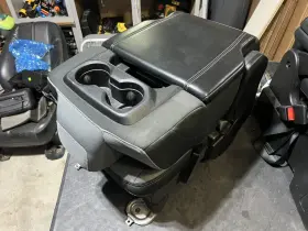 Dodge Ram 1500 40/20/40 2019-2023 Laramie Center Console Front Jump Seat Black Gray Cloth