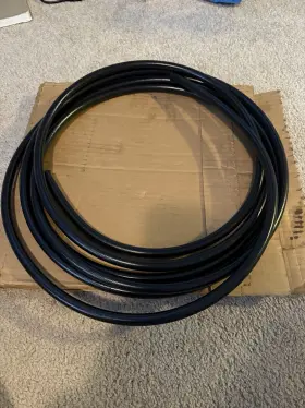 6200065erl Earls Speed-flex Hose Size -6an Length 20 Ft. Black - Pvc Coated