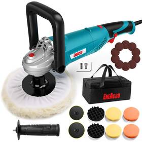 Eneacro Enro1606 1600w Rotary Car Buffer Polisher Waxer 7-inch 6-inch 1500-3500rpm Speed