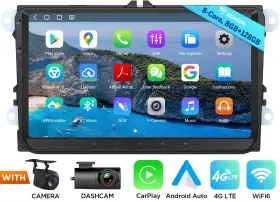 St2cravwx6sprousicm3 Eonon Android Car Stereo Head Unit 8 128gb Qled Display Dsp 4g Gps For Vw Passat Golf
