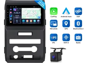 St3crafdf1x7useu23 Eonon Wireless Carplay 9 Inch Android 14 Car Stereo For Ford F-150 2012 Gps Navi Dsp Fm Swc