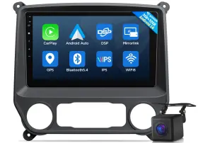 St3cragmsx7useu12 Eonon For 14-18 Silverado Sierra Gmsx7 Android 14 10 Inch Carplay Car Stereo Radio Gps Dsp