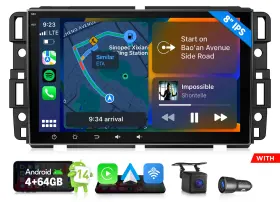 St3cragmx7auseu12 Eonon Android Auto 14 4 64 8 Inch For Gmc Sierra 3500 Carplay Car Stereo Player Gps Camera