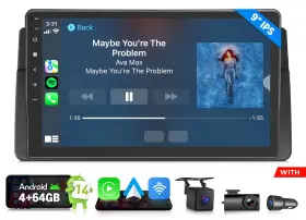 St3vrae46x7ausenm3 Eonon Android 14 4 64 9 Inch For Bmw 3 Series E46 1999-2006 Car Stereo Carplay Replacement