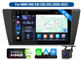 Stce90x7ausenm5 Eonon Cam Apple Carplay Car Stereo Radio 9 Inch Ips Android Auto 14 4 64 For Bmw 335d E90