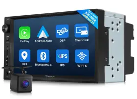 Stcux7usenm1 Eonon 7 Inch Ips Android Auto 14 Double 2 Din Car Stereo Carplay Gps Wifi Radio Multimedia
