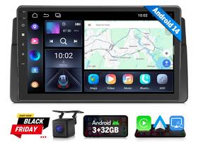 Eonon Ste46x7usenm4 9 Inch Android 14 Car Stereo Gps Radio Dsp Bluetooth For Bmw E46 M3 325i 325ci