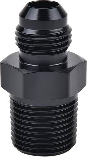 Evil Energy 00272 6an Male Flare To 3/8 Inch Npt Pipe Fitting Straight
