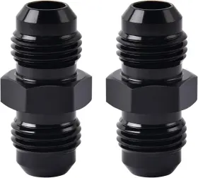 00581 Evil Energy 6an Male To Flare Coupler Union Straight 2pcs