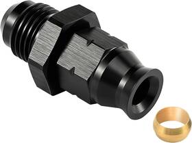Evil Energy 01823 6an Male To 1/4 Inch Hardline Compression Fitting 1pc