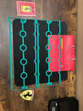 Ferrari Fr-qv-063 308-gts-qv-328-gts-qv-mondial-qv -valve Cover Gasket Set Of Two Gaskets