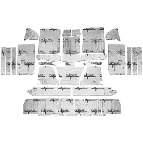 Tabt4002 Flatline Barriers 889165232163 1973-80 Chevrolet Gmc Truck C/k10-30 Standard Cab Low Tunnel Full Insulation