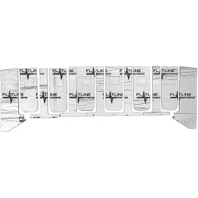 Tabt4019 Flatline Barriers 889165235041 1960-66 Chevrolet Gmc Truck Standard Cab Wall Insulation And Sound Dampening