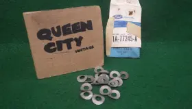 1a-77245-a Ford Lot Of 18 Nos Accelerator/trans Linkage Wave Washers