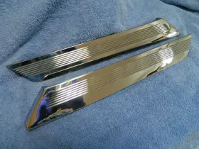 62517a15-b Ford 1962-63-64 Fairlane C-pillar Trim/garnish Mint Vintage Chrome Thunderbolt