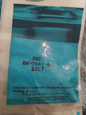 8m-3641-c Ford 4-new Oem Steering Column Flange Bolt Nos