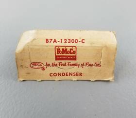 Ford B7a-12300-a 1 New Nos 1963-1966 Galaxie Mustang Fairlane Thunderbird Condenser Fomoco