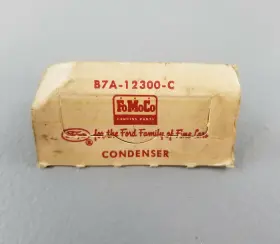 B7a-12300-a Ford 1 New Nos 1963-1966 Galaxie Mustang Fairlane Thunderbird Condenser Fomoco