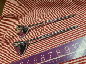 C3ab-6304122-b Ford Oem 1963 1964 Galaxie 500 2 Door Hardtop Sun Visor Brackets Pair Xl Ltd