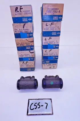 C3dz-2061-a Ford Nos 1965 - 1971 Mustang Pair Wheel Cylinder Assembly Front C55