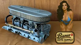 C3sz-9424-a Ford Fe 390 406 427 Tri-power Intake Carburetors Air Cleaner - Complete Oem
