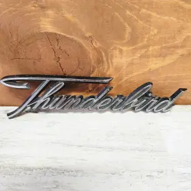 C4sb-6304460-a Ford 1964-1966 Thunderbird Hardtop Landau Convertible Orig Dash Rh Emblem Nameplate
