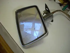 C5az-17696-b Ford 1965 1966 Galaxie 500 Xl Chrome Remote Mirror Good For Parts Or Restore