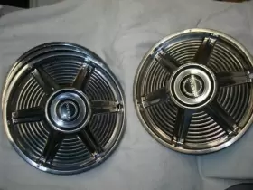 C5zz-1130-c Ford 1964 1965 Mustang Orig 14 Inch Wheel Hub Caps Covers Set Of 4