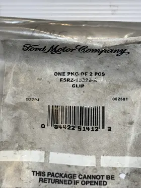F5rz-16828-a Ford Genuine Clip Retainer Nos Set Of 2 Free Shipping