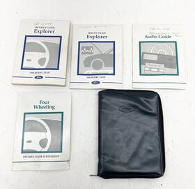 Ford F75j19a342aa 1998 Explorer Owners Manual Handbook Set With Case Oem