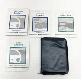 F75j19a342aa Ford 1998 Explorer Owners Manual Handbook Set With Case Oem