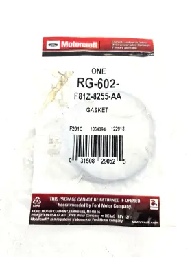 F81z-8255-aa Ford Motorcraft Rg602 Genuine Oem E350 F250 Thermostat Seal Gasket