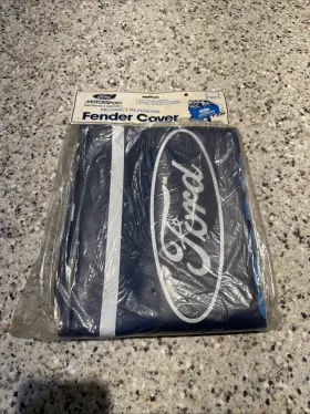 M-1822-a1 Ford Nos Oem Motorsport Blue Fender Cover Mustang Thunderbird Cougar