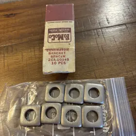 21a-10148 Ford - Mercury Lincoln 1942-1953 Nos Generator End Plate To Fan Mounting Bracket Spacers