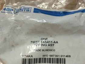 7w7z-14a411-aa Ford Motor Company Wiring Assembly Nos
