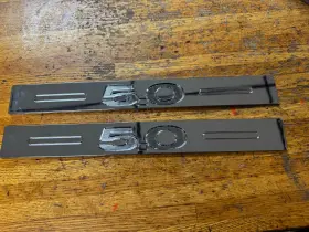 Sp-13208-cust Ford Racing 2011 2012 2013 2014 Mustang 5.0l Coyote Door Sill Plate Emblems In Chrome