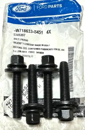 W718633-s451 Ford W718633s451 4 Genuine Front Seat Bolts
