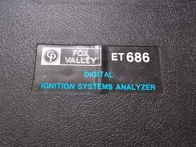 Fox Valley Et686 Et 686 Digital Ignition Systems Analyzer With Cables And Pickup Clamp