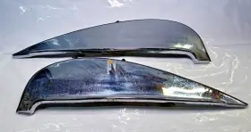 Cws-57 Foxcraft Cws57 Rare 1957 Chevrolet Stainless Steel Fender Skirts Nice S3-1
