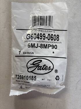 Gates G60499-0608 Hydraulic Coupling / Adapter