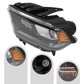 Gdrasuya10 68261183ai For 2016-2020 Dodge Durango Xenon/hid Headlight Led Drl Headlamp Driver Side Lh