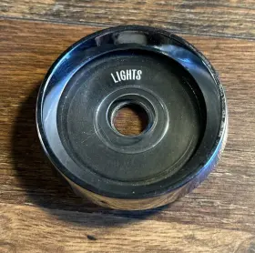 1476024 General Motors 1961 Cadillac Light Switch Bezel Knob Nut Dial Dimmer 1962 1963 1964