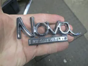 339500 General Motors Nos Oem Gm 1968 1972 Chevrolet Nova Deck Trunk Lid Emblem Trim 1969 1970 1971