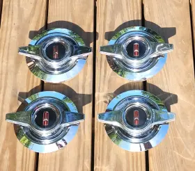 386813 General Motors Set Of 4 - Oem Oldsmobile N93 Wheel Spinner Center Caps Covers Rare
