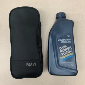 Genuine Bmw 021400047402 New Engine Oil 1l Sae Ow - 20 Oem Twin Power Turbo Top Up Kit Pouch