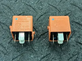 V23134-e52-x344 Genuine Oem 1742690 Bmw Salmon 12 Volt Auto Relay 12631742690 Tyco Set Of Two