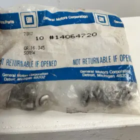 14064720 Gm New Oem Lot Of 10 Genuine Screws Car Truck Restoration Parts 14064720 Gm New Oem Lot Of 10 Genuine Screws Car Truck Restoration Parts