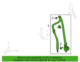 87845198 Gm New Oem Seat Belt Retractor - Fits 2017-2025 Cadillac Xt5 Xt6 Left