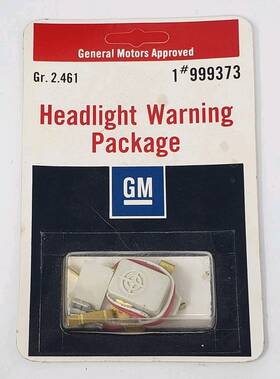 Gm 999373 Headlight Warning Buzzer Oem 1970s 1# Sealed Package