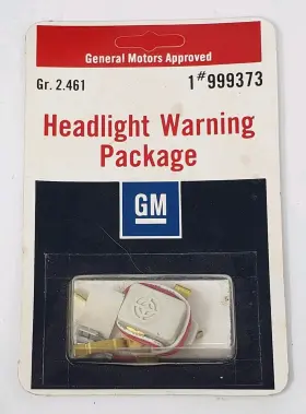 999373 Gm Headlight Warning Buzzer Oem 1970s 1# Sealed Package